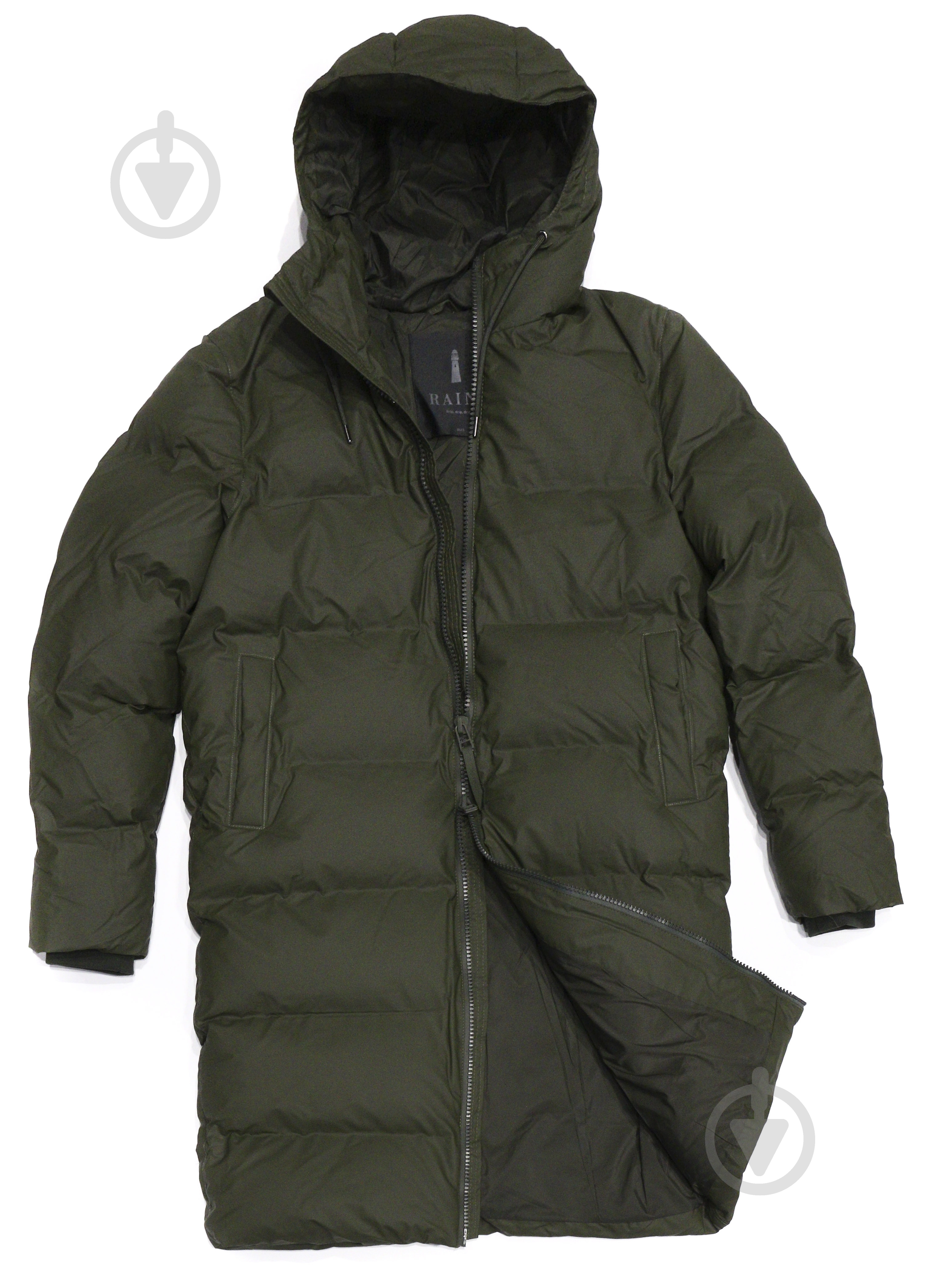 Пуховик Rains LONG PUFFER JACKET 15070-03 р.S-M зеленый - фото 3 Пуховик Rains LONG PUFFER JACKET 15070-03 р.S-M зеленый - фото 3
