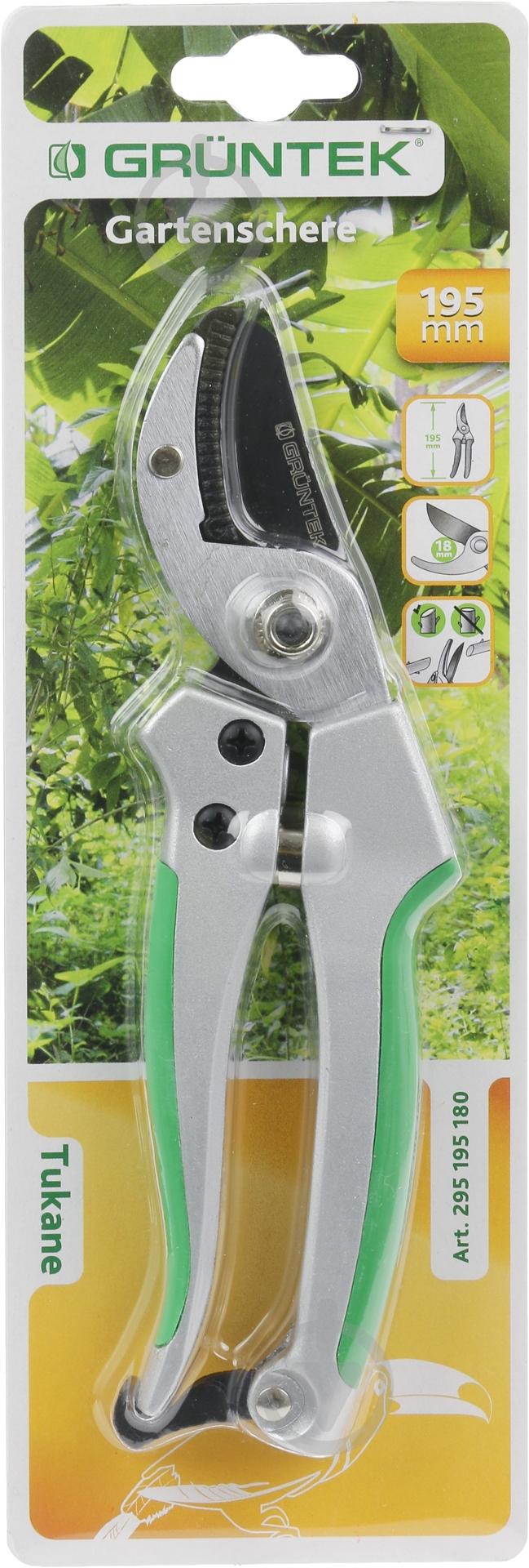 Секатор садовый Gruntek Tukane 68644 - фото 3