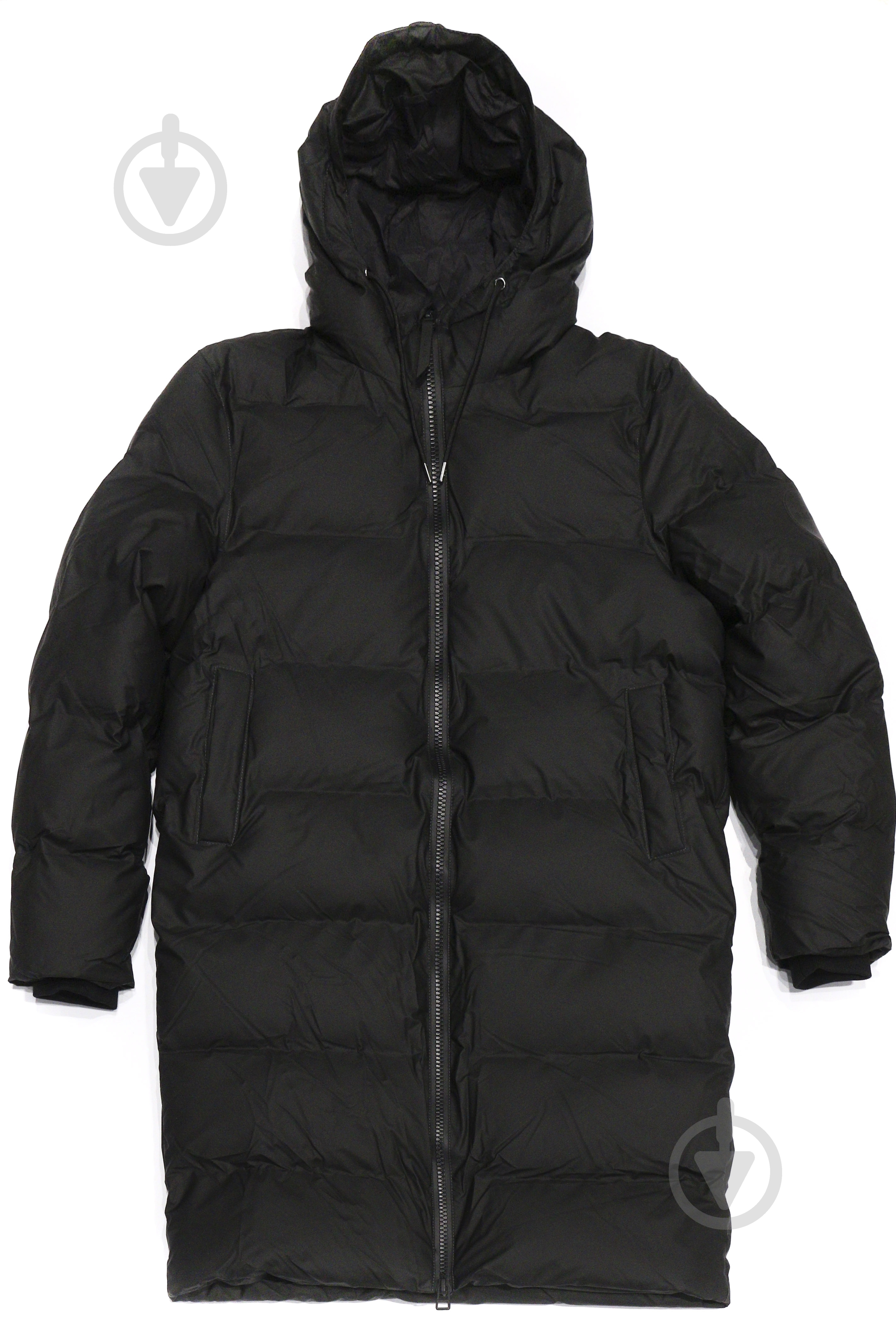 Пуховик Rains LONG PUFFER JACKET 15070-01 р.S-M чорний - фото 1