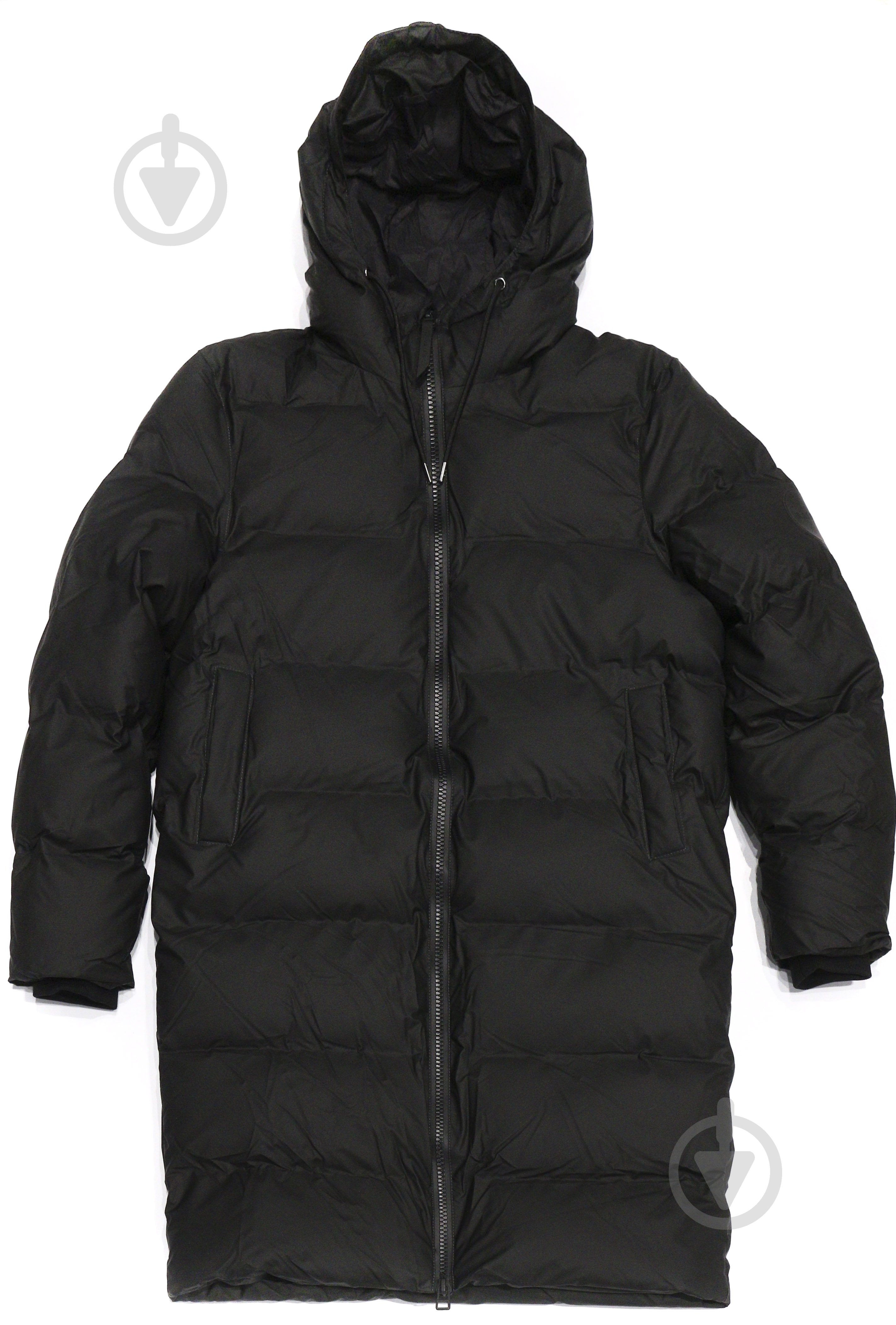 Пуховик Rains LONG PUFFER JACKET 15070-01 р.M-L черный - фото 1