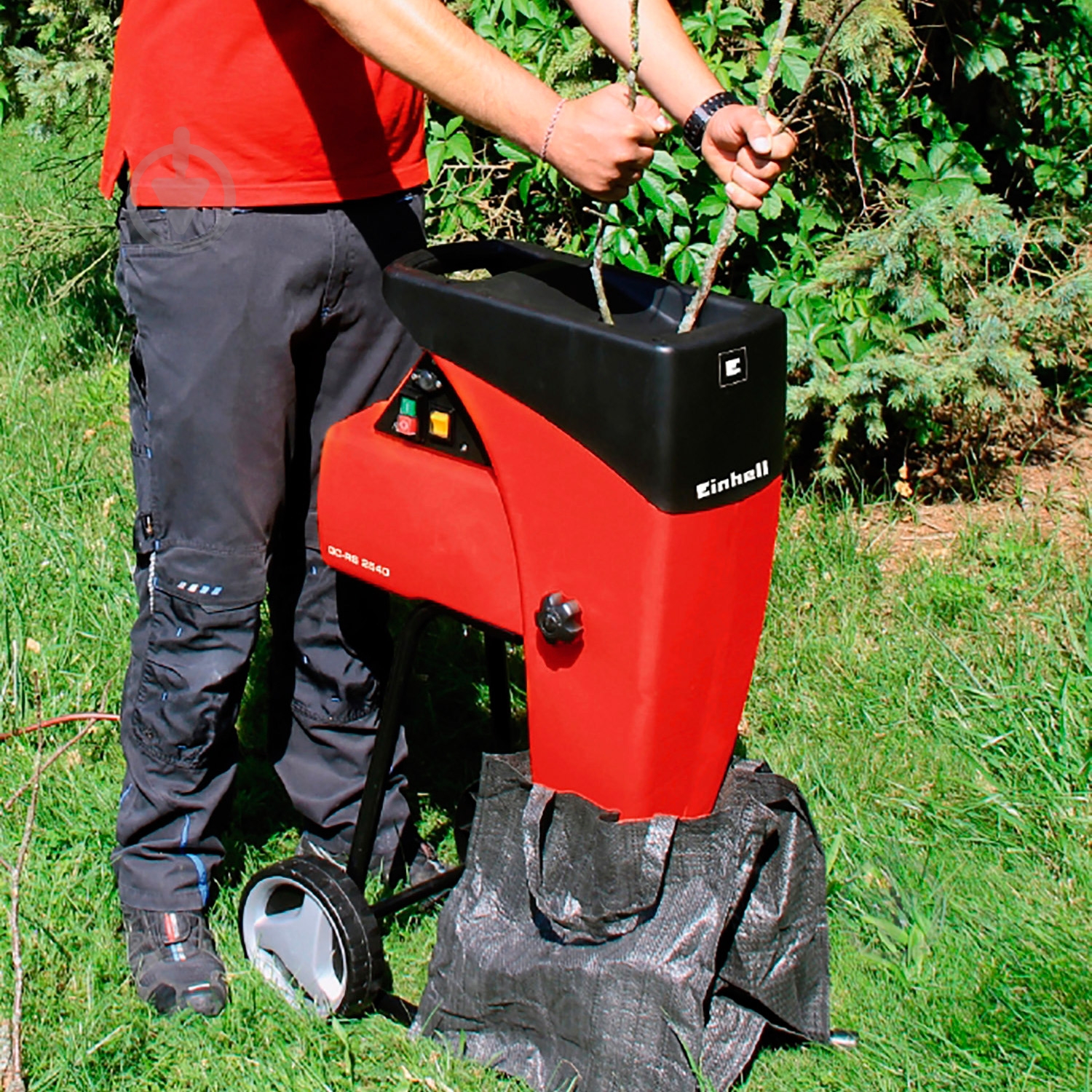 Измельчитель садовый Einhell GC-RS 2540 3430620 электросеть - фото 12