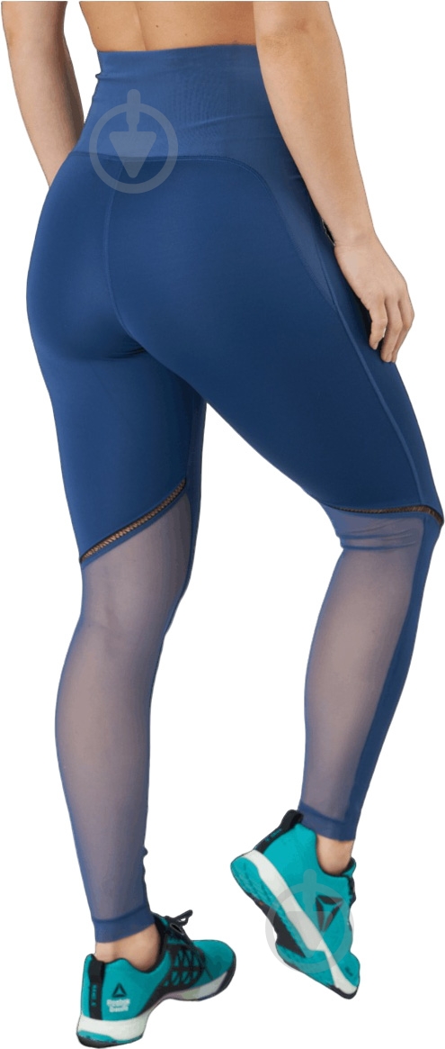 Лосины Reebok HB2025 р.M синий - фото 3