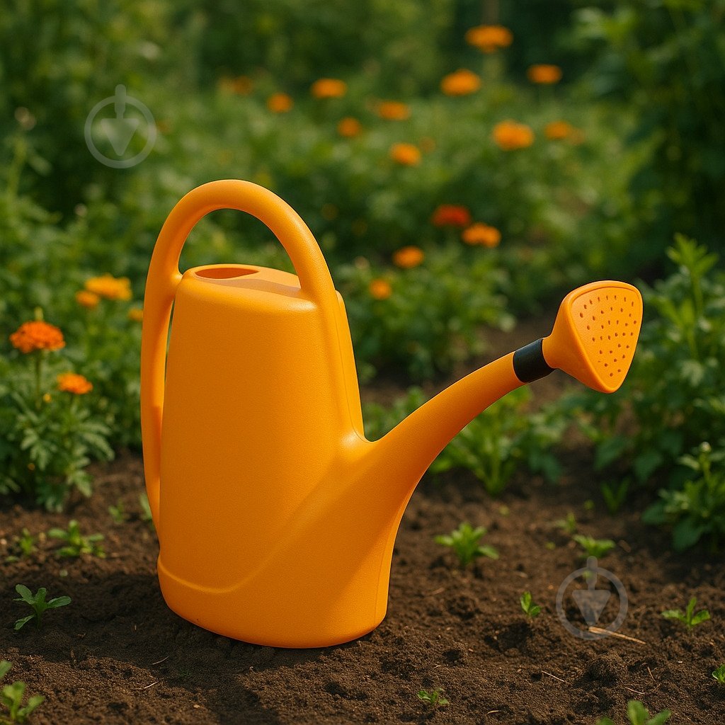 Лійка садова Plastkon Spring, 10.5 л, помаранчева - фото 4 Лійка садова Plastkon Spring, 10.5 л, помаранчева - фото 4