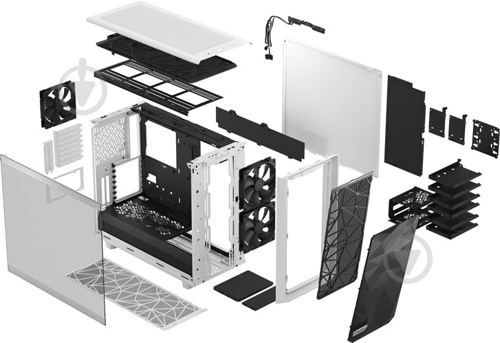 Корпус Fractal Design Meshify 2 Clear Tempered Glass - фото 17