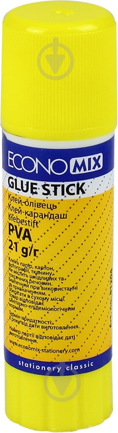 Клей-олівець 21 г E41204 Economix - фото 1