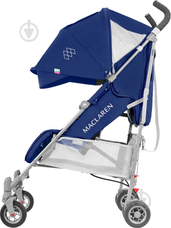 Коляска-тростина Maclaren Quest Medieval Blue-Silver WD1G040042 - фото 5