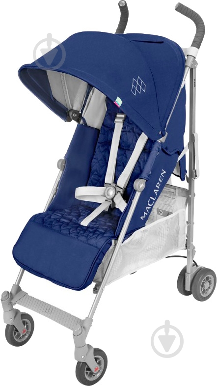 Коляска-тростина Maclaren Quest Medieval Blue-Silver WD1G040042 - фото 1