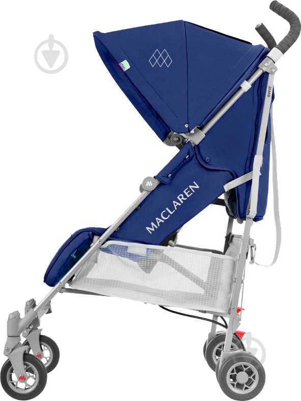 Коляска-тростина Maclaren Quest Medieval Blue-Silver WD1G040042 - фото 2