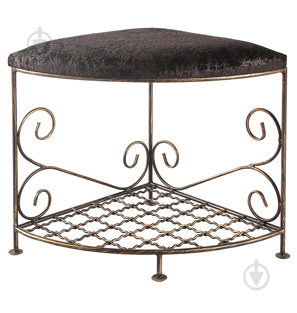 Подставка для обуви Метал Арт Вояж 450x450x450 мм черный/патина (28081/б) - фото 1