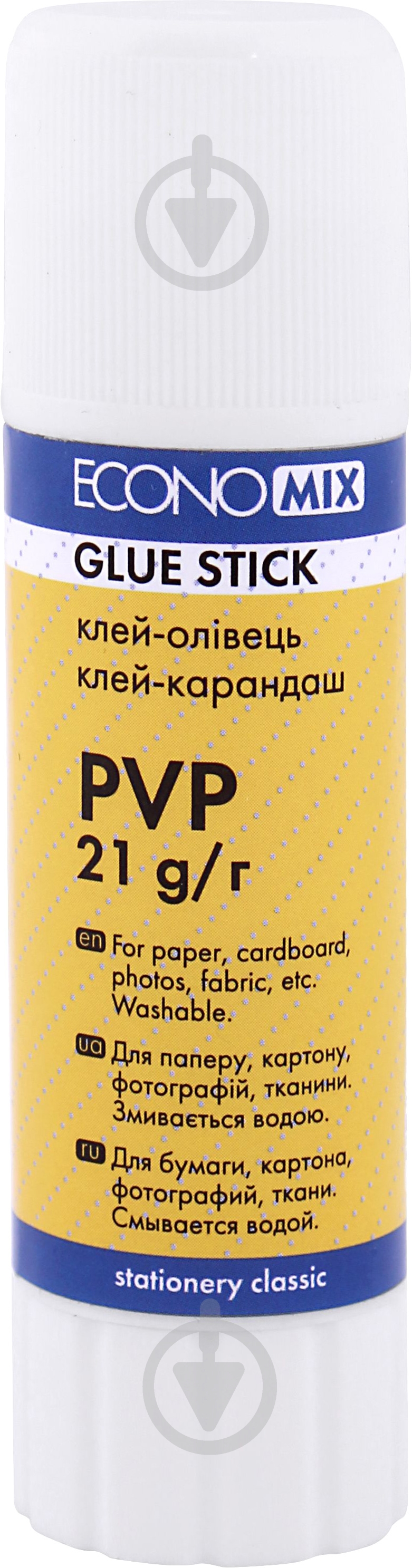 Клей-карандаш 21 г E41220 Economix - фото 1 Клей-карандаш 21 г E41220 Economix - фото 1