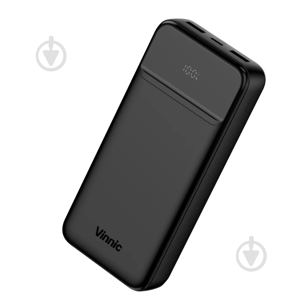 Повербанк Vinnic 20000 mAh black (4898338024562) EVEREST 3 Output Fireproof ABS+PC - фото 1