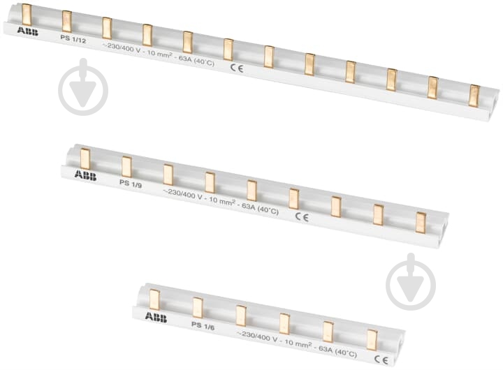 Шина соединительная гребенчатая ABB PS1/2 2CDL210001R1002 - фото 1