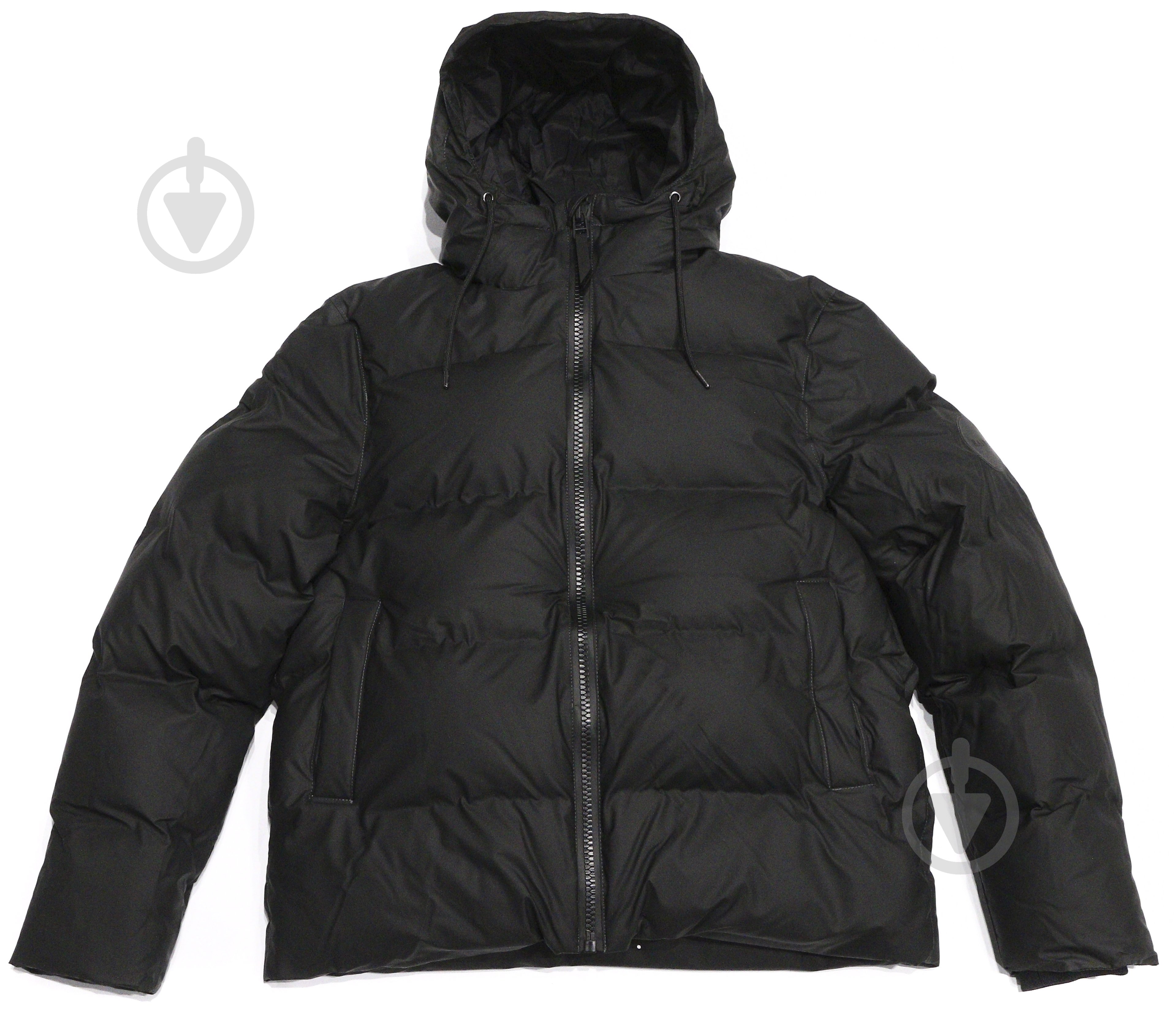 Пуховик Rains PUFFER JACKET 15060-01 р.L-XL черный - фото 1