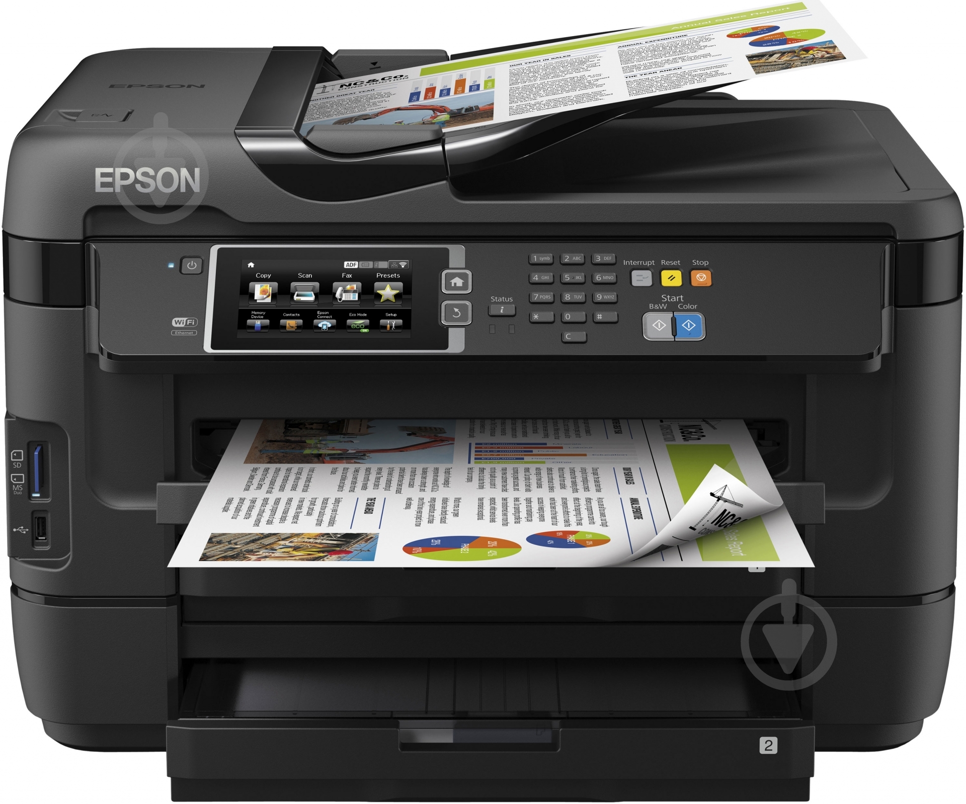 МФУ Epson WorkForce WF7620DTWF А3 (C11CC97302) - фото 1 МФУ Epson WorkForce WF7620DTWF А3 (C11CC97302) - фото 1
