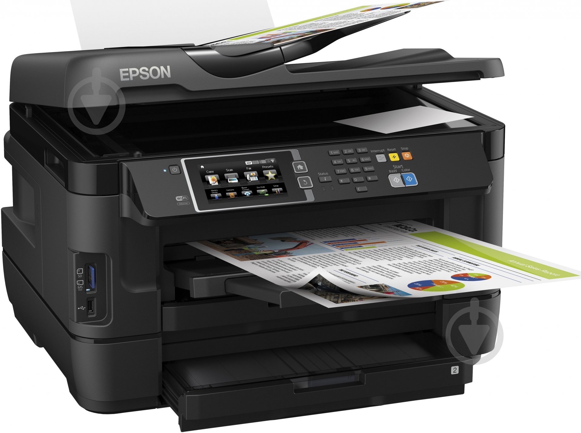 МФУ Epson WorkForce WF7620DTWF А3 (C11CC97302) - фото 2 МФУ Epson WorkForce WF7620DTWF А3 (C11CC97302) - фото 2