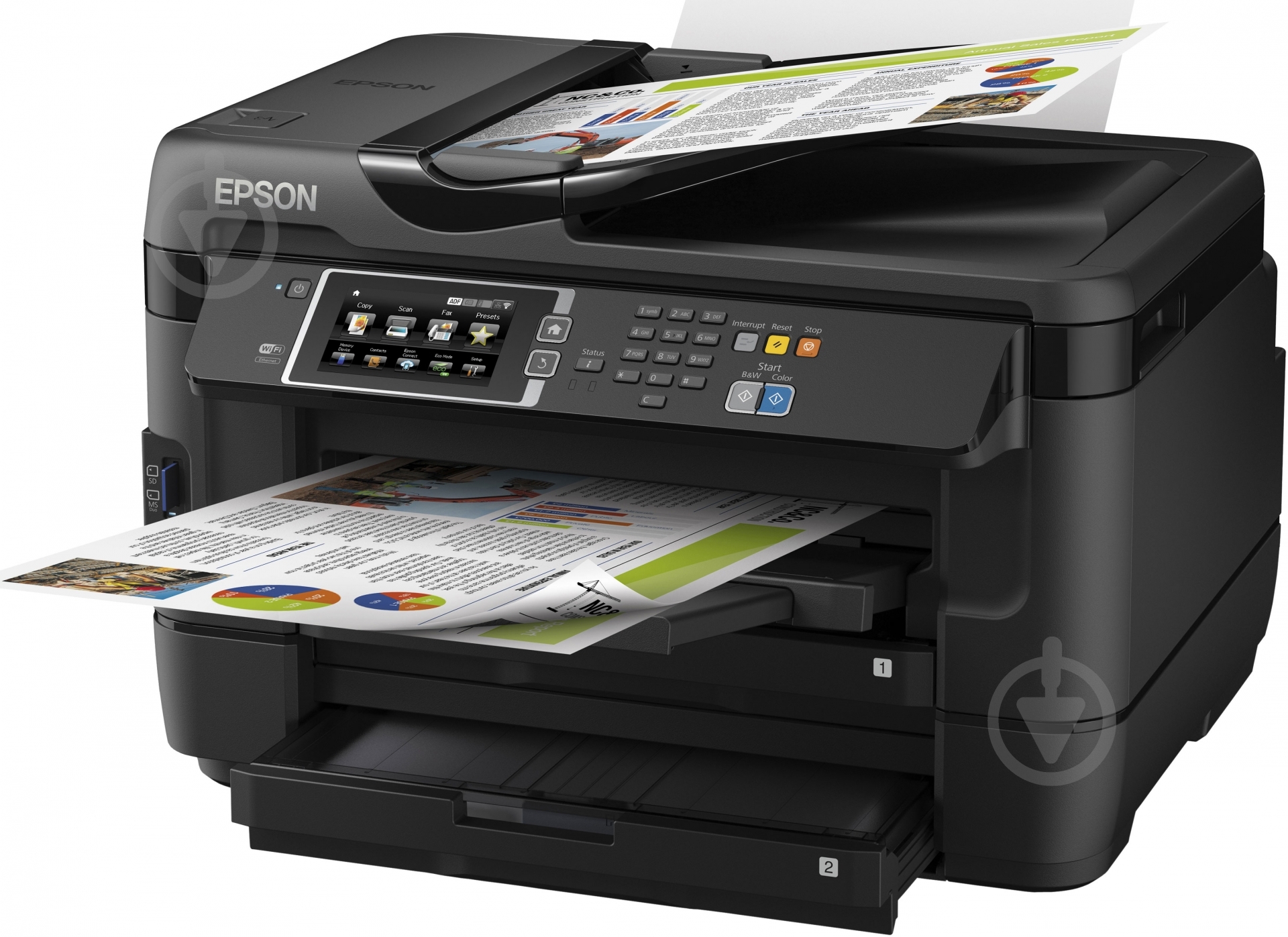 МФУ Epson WorkForce WF7620DTWF А3 (C11CC97302) - фото 3 МФУ Epson WorkForce WF7620DTWF А3 (C11CC97302) - фото 3