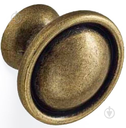 Меблева ручка кнопка MVM D-1031-33 SMAB матова антична бронза - фото 4