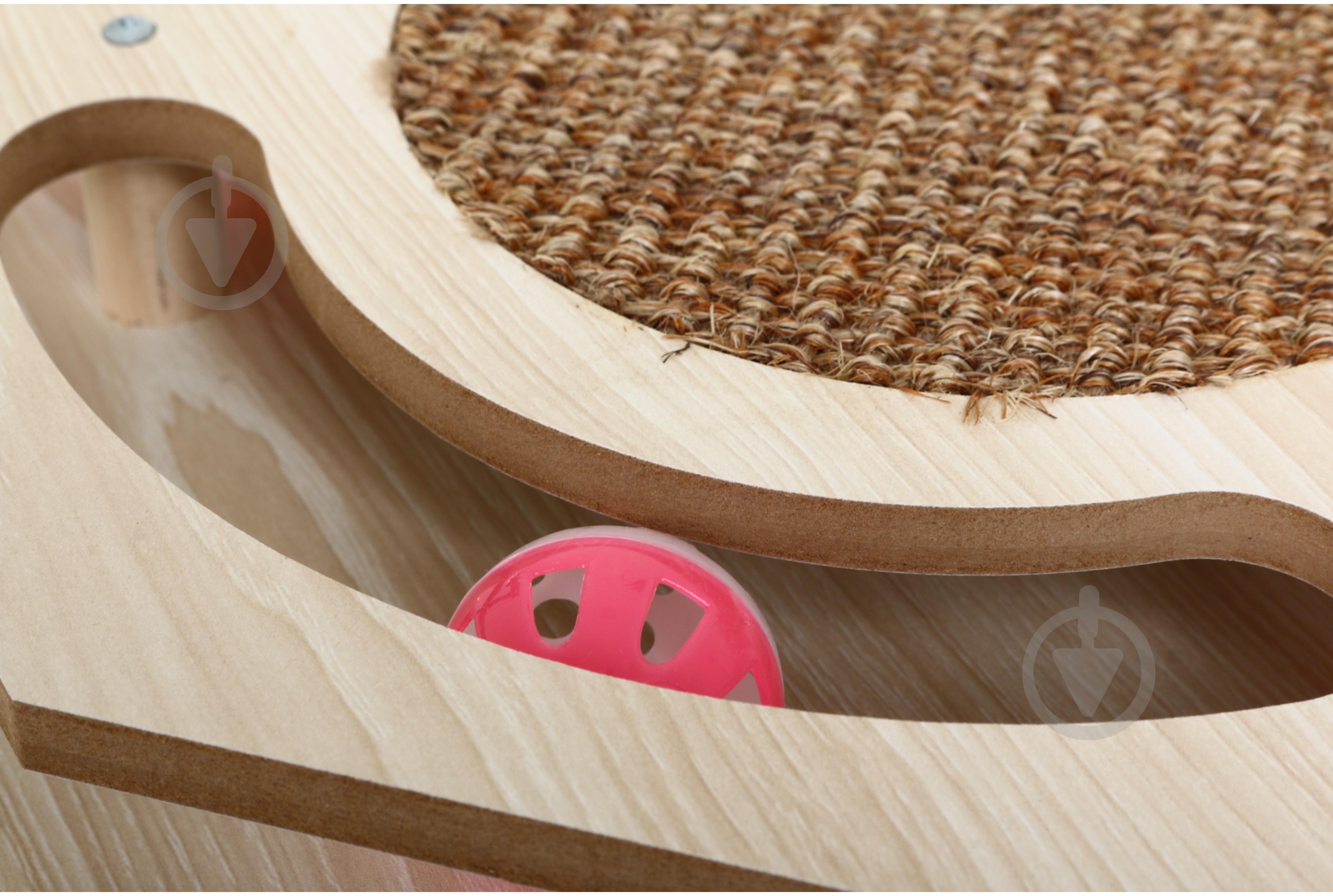 Кігтеточка Cats Collection з пір'ям і м'ячами (491014670) - фото 7 Кігтеточка Cats Collection з пір'ям і м'ячами (491014670) - фото 7