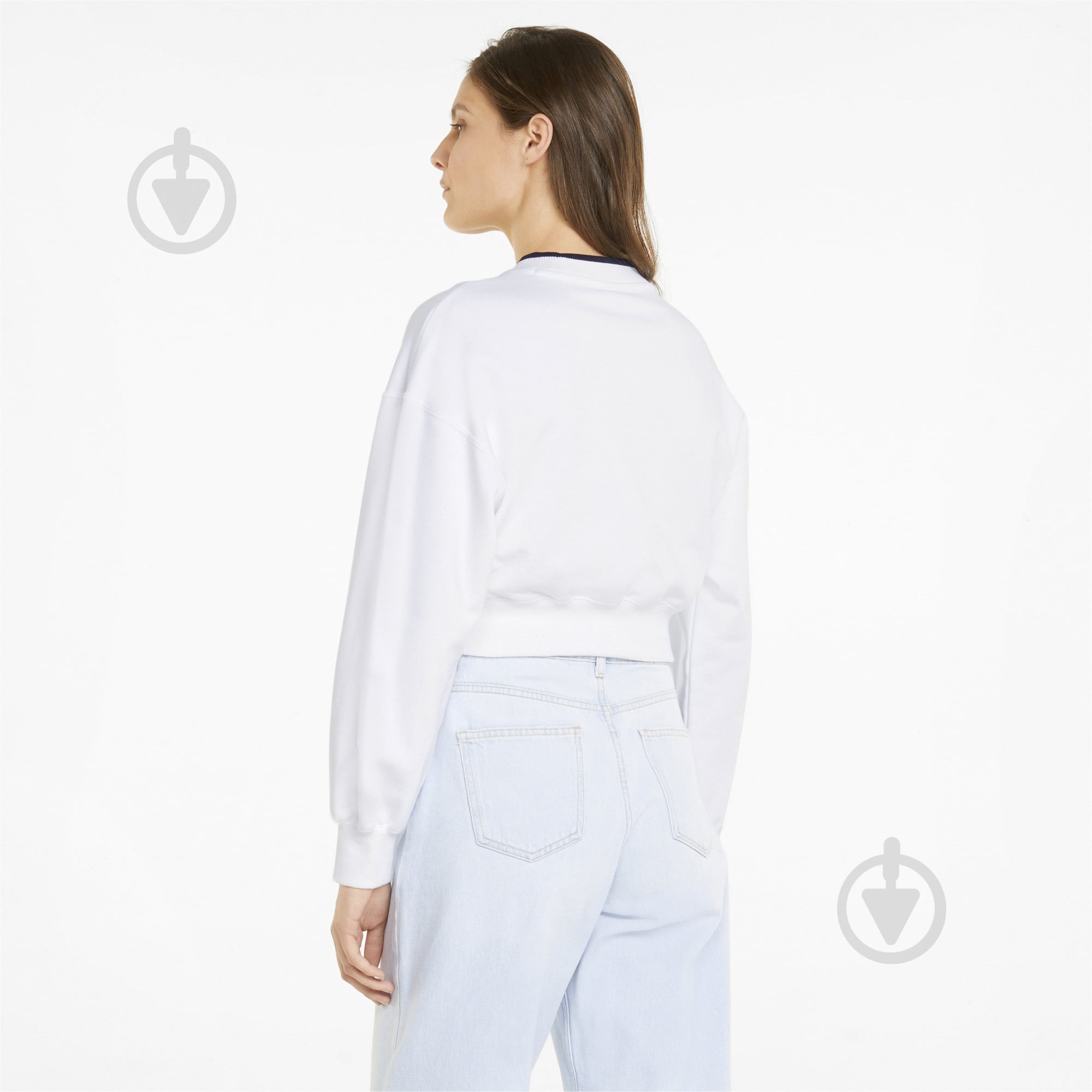 Свитшот Puma SWxP Crew TR 53356202 р. S белый - фото 2 Свитшот Puma SWxP Crew TR 53356202 р. S белый - фото 2