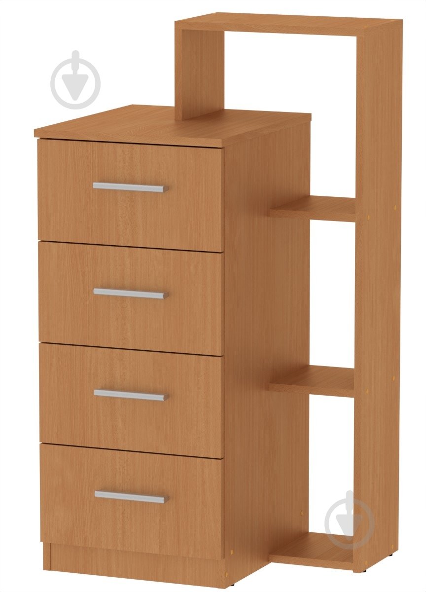 Комод Компанит 4-1П бук - фото 1