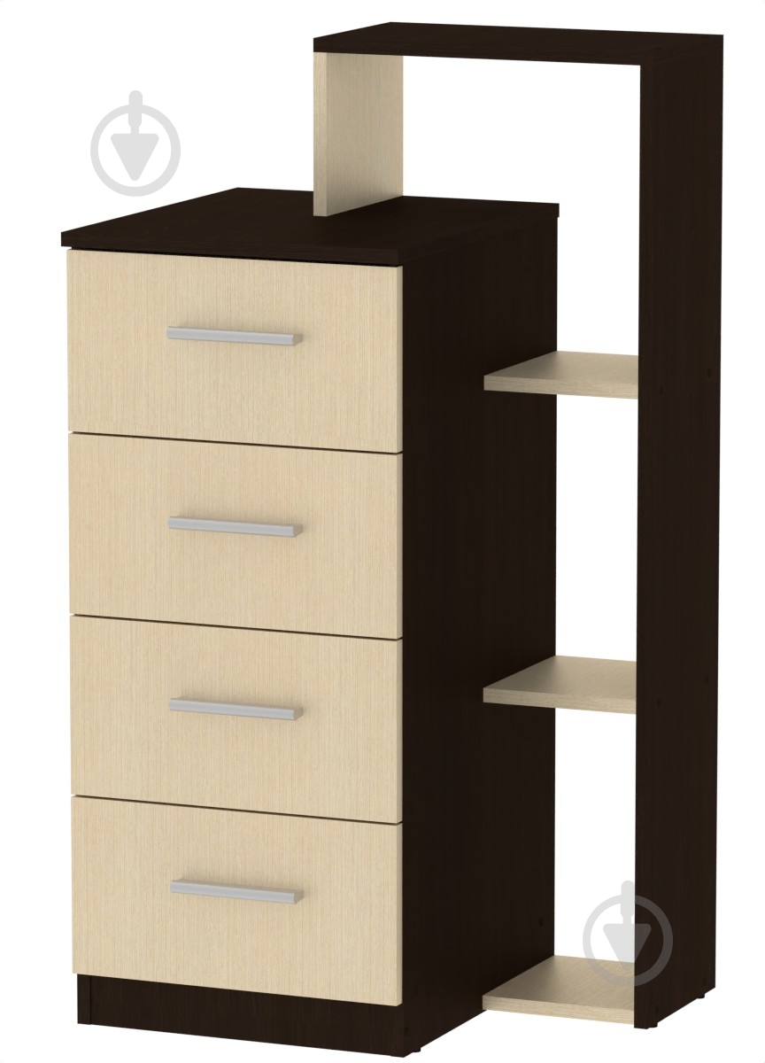 Комод Компанит 4-1П венге - фото 1 Комод Компанит 4-1П венге - фото 1