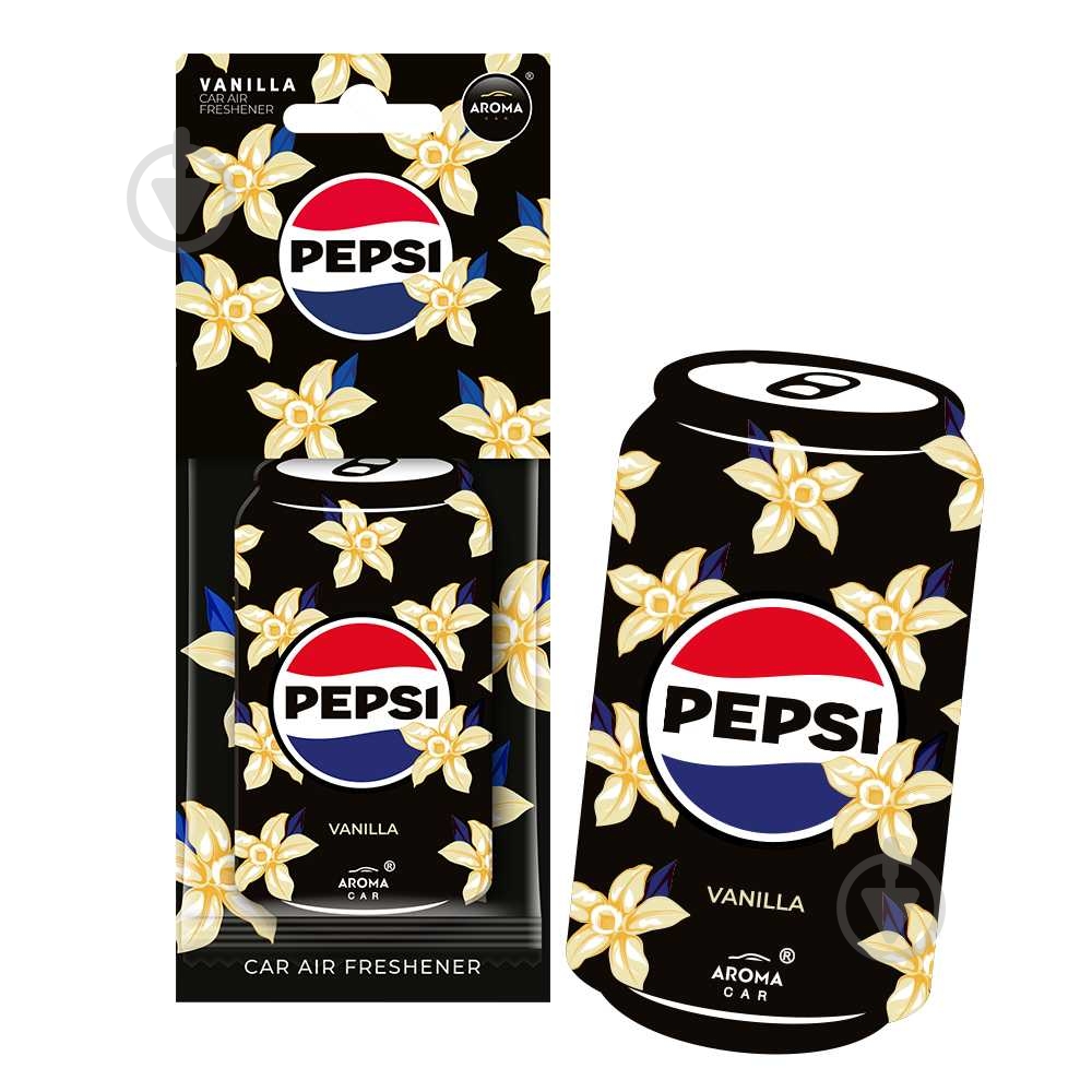 Ароматизатор на зеркало Pepsi Cellulose Can - ваниль - фото 1