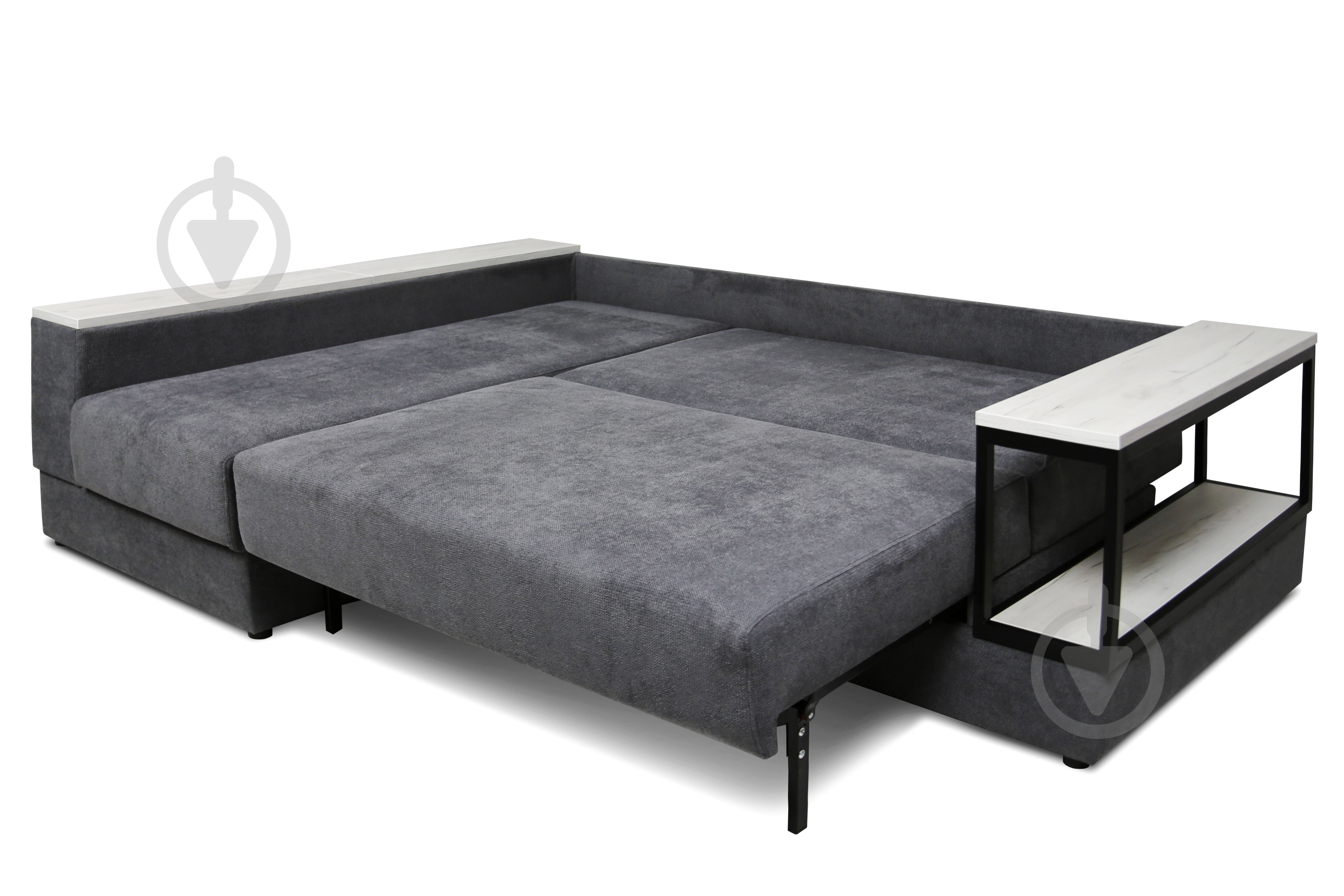 Диван кутовий VECTOR EP-GRT UD лівий сірий 2610x1720x870 мм - фото 3