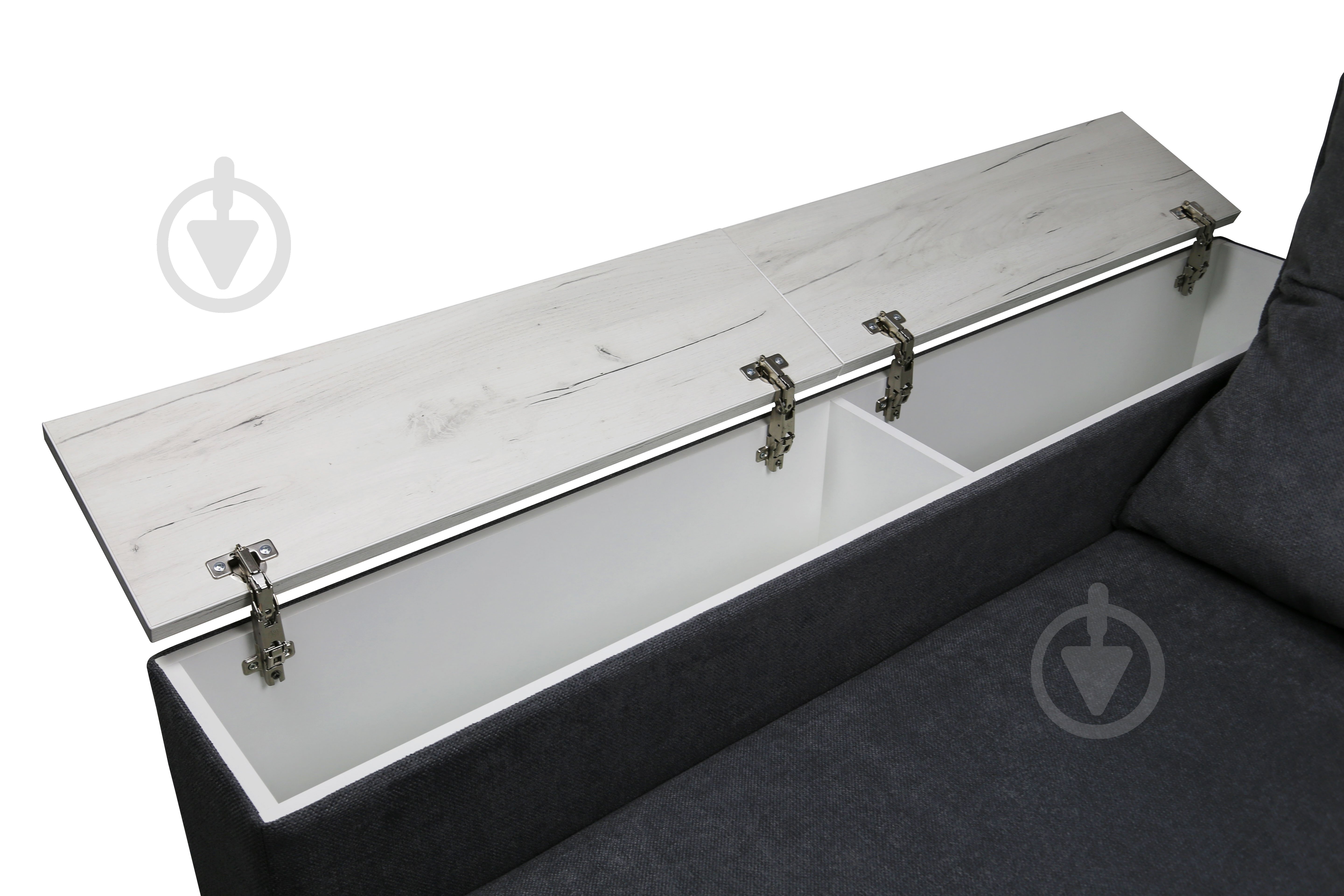 Диван кутовий VECTOR EP-GRT UD лівий сірий 2610x1720x870 мм - фото 6