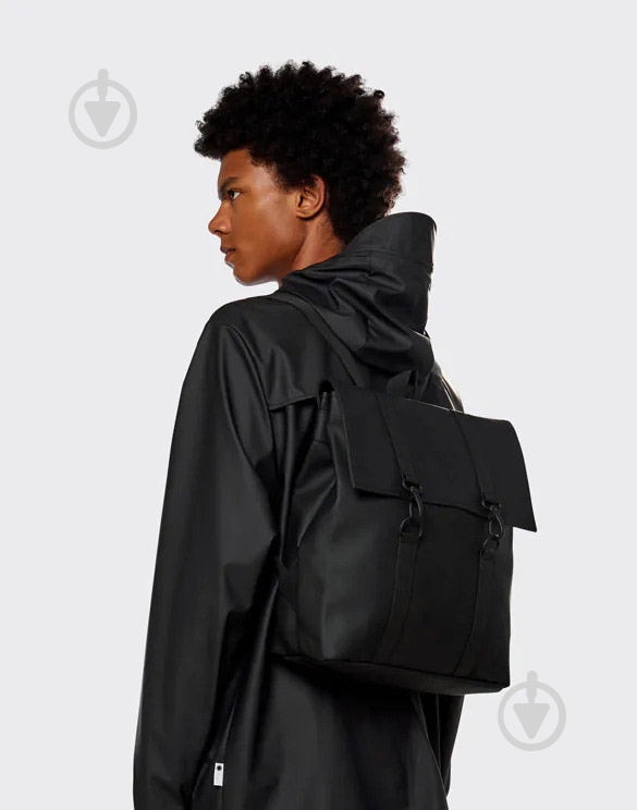 Рюкзак Rains MSN BAG MINI 13570-01 черный - фото 3