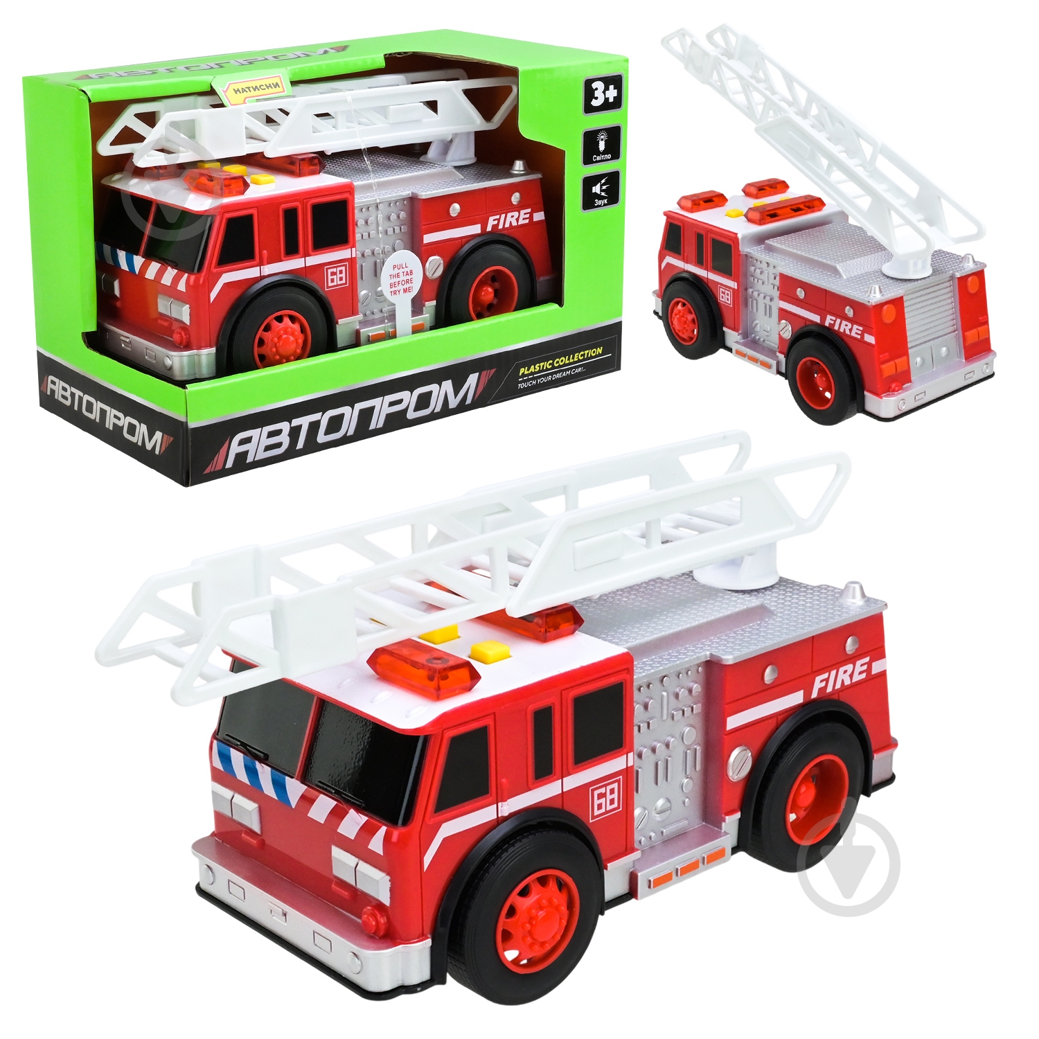 Пожежна машинка Автопром 7992 - фото 1