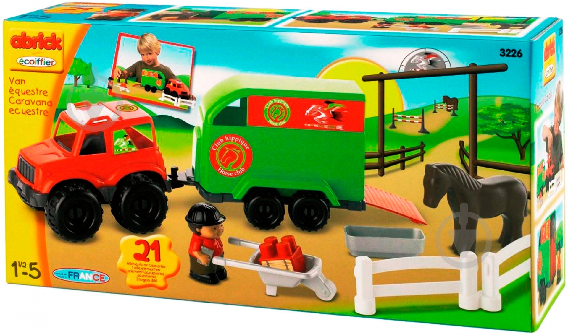 Конструктор Ecoiffier Конный клуб 3226 - фото 2