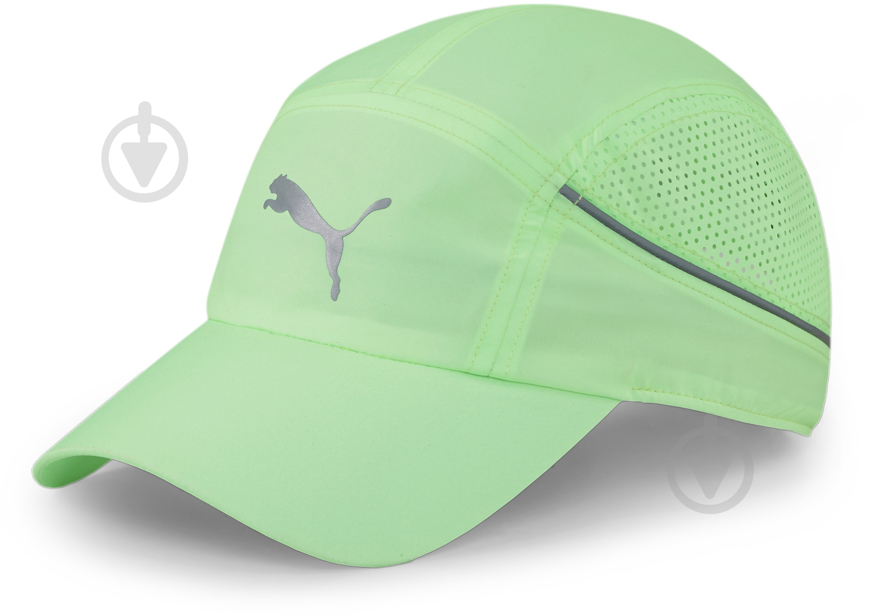 Кепка Puma Lightweight Runner Cap 02314709 OS салатовий - фото 1