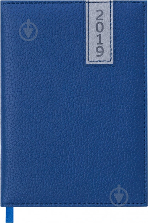 Дневник датированный синий линия Buromax Vertical A6 2019 BM.2532-02 - фото 1