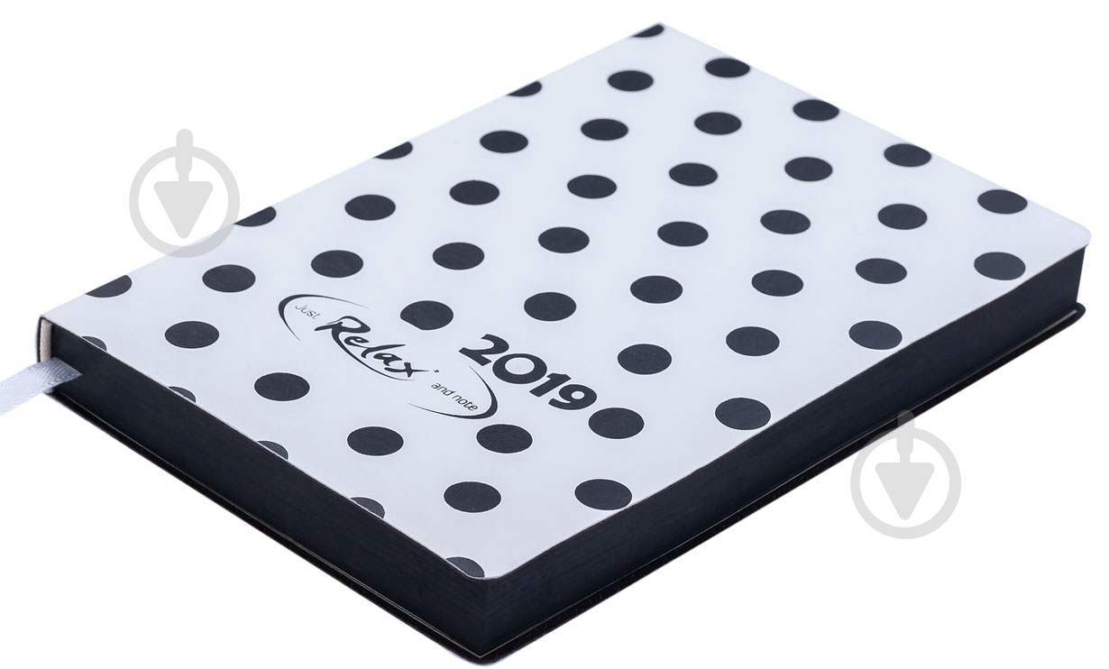 Дневник датированный белый линия Buromax Relax Buromax A6 2019 BM.2534-12 - фото 2