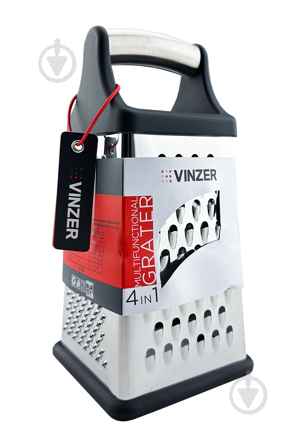 Тертка багатофункціональна Vinzer 4 в 1 50762 - фото 2 Тертка багатофункціональна Vinzer 4 в 1 50762 - фото 2