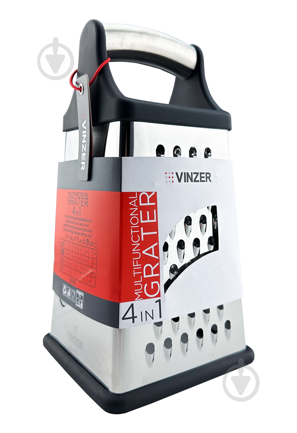 Тертка багатофункціональна Vinzer 4 в 1 50763 - фото 2 Тертка багатофункціональна Vinzer 4 в 1 50763 - фото 2