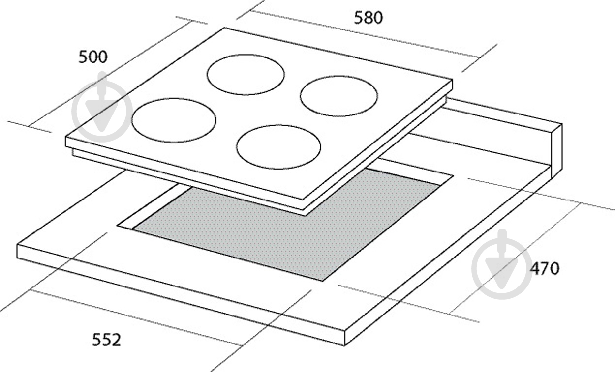 Варочная поверхность газовая Pyramida PFE 642 WHITE - фото 8 Варочная поверхность газовая Pyramida PFE 642 WHITE - фото 8