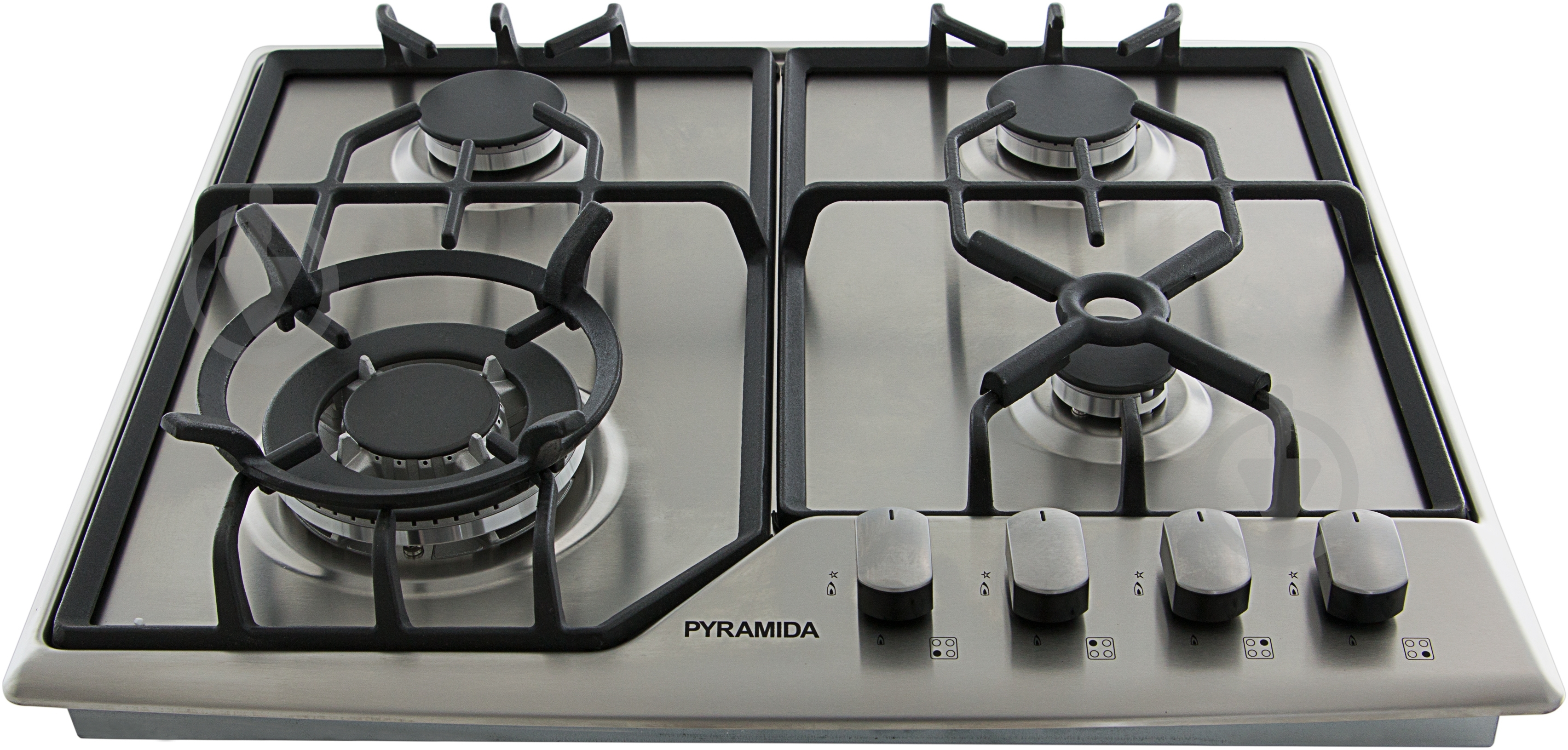 Варочная поверхность газовая Pyramida PFX 641 INOX LUXE - фото 2