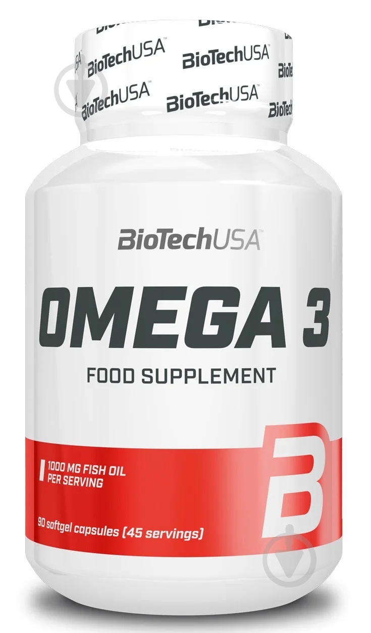 Добавка пищевая BioTechUSA Mega Omega 3 90 шт./уп. - фото 1