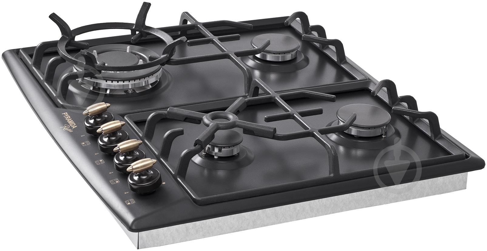 Варочная поверхность газовая Pyramida PFE 641 BLACK RUSTICO - фото 5
