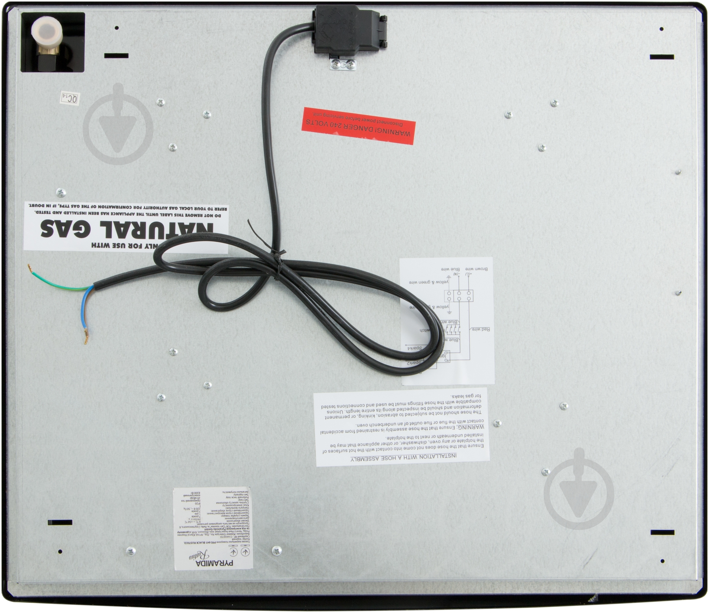 Варочная поверхность газовая Pyramida PFE 641 BLACK RUSTICO - фото 4