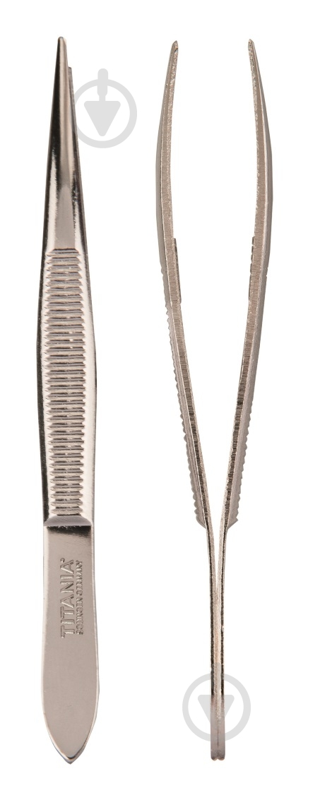 Пинцет TITANIA Splinter острый (1068) - фото 1