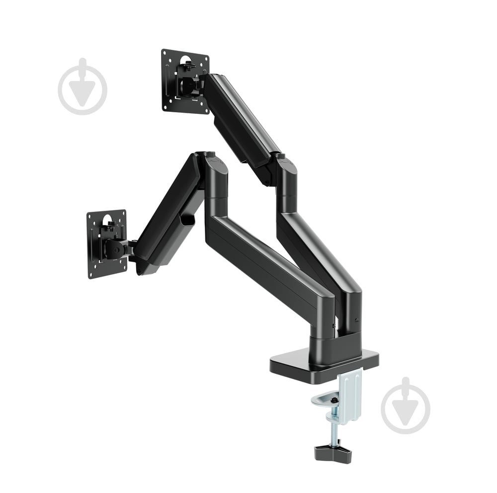 Кронштейн Gembird MA-DA2-06, для 2 мониторов (2-10 кг) поворотно-наклонные 17"-32" черный - фото 2 Кронштейн Gembird MA-DA2-06, для 2 мониторов (2-10 кг) поворотно-наклонные 17"-32" черный - фото 2