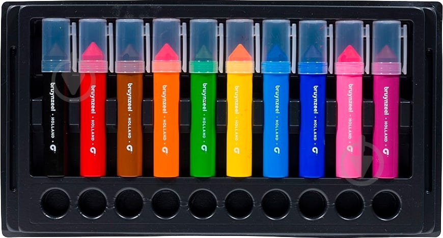 Набор фломастеров детских MEGA POINT 10 цветов 60122002 Bruynzeel - фото 2 Набор фломастеров детских MEGA POINT 10 цветов 60122002 Bruynzeel - фото 2