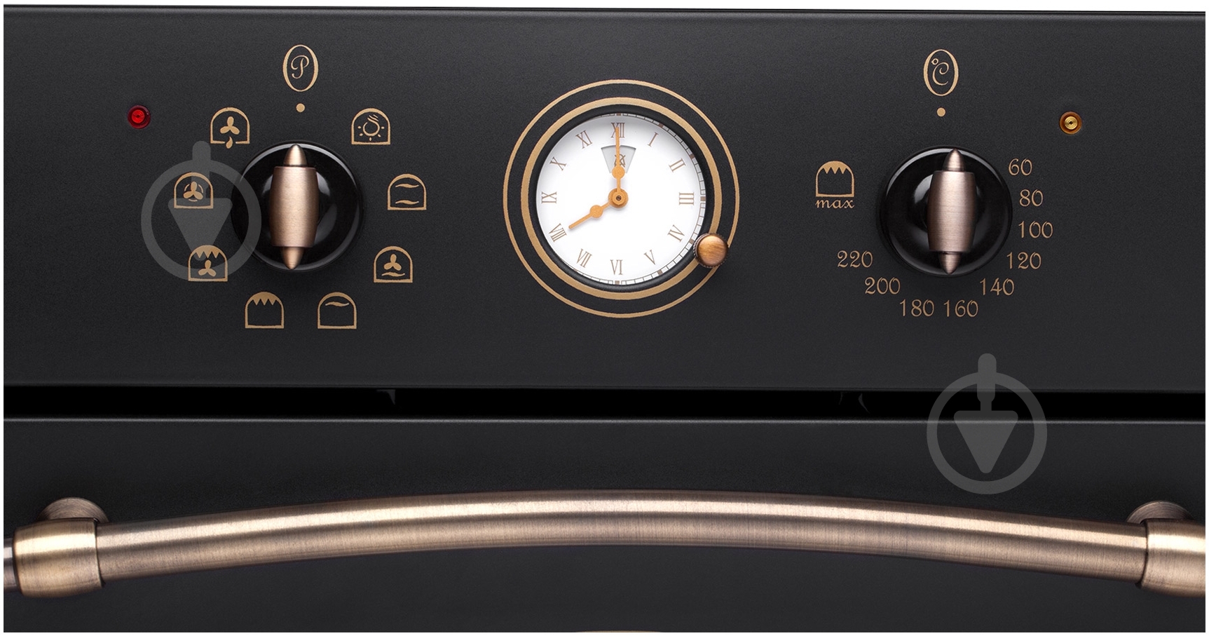 Духовой шкаф Pyramida F 84 ETR BLACK RUSTICO - фото 2