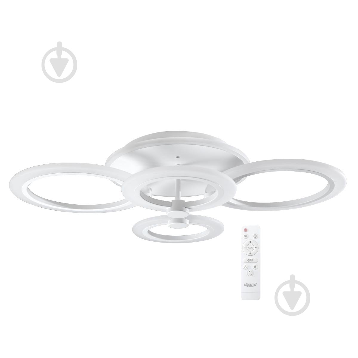 Люстра світлодіодна Accento lighting Gracia AP R 4 60 Вт білий - фото 6