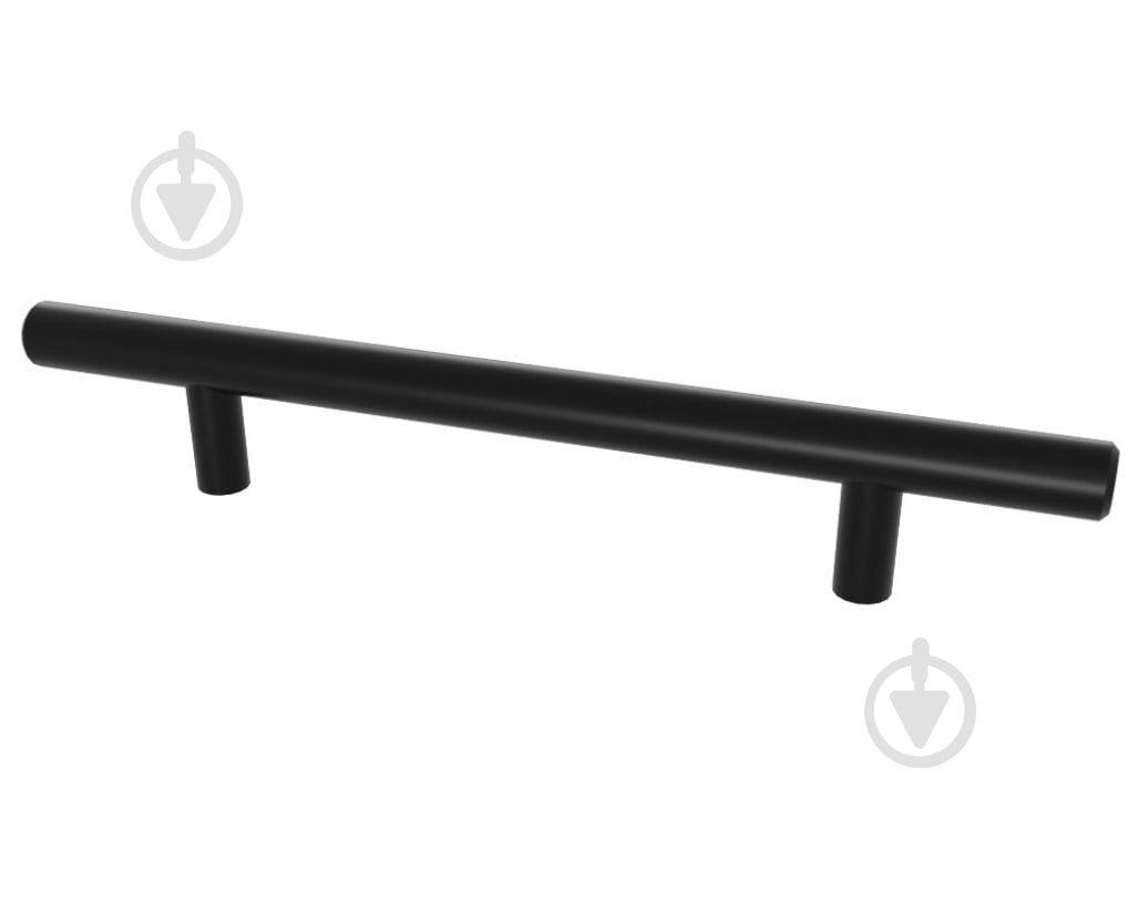 Мебельная ручка рейлинговая DC DR 11/096 SS BLK монолит 96 мм черный - фото 1