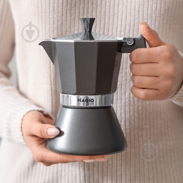 Кофеварка гейзерная Magio MG-1006 - фото 8 Кофеварка гейзерная Magio MG-1006 - фото 8