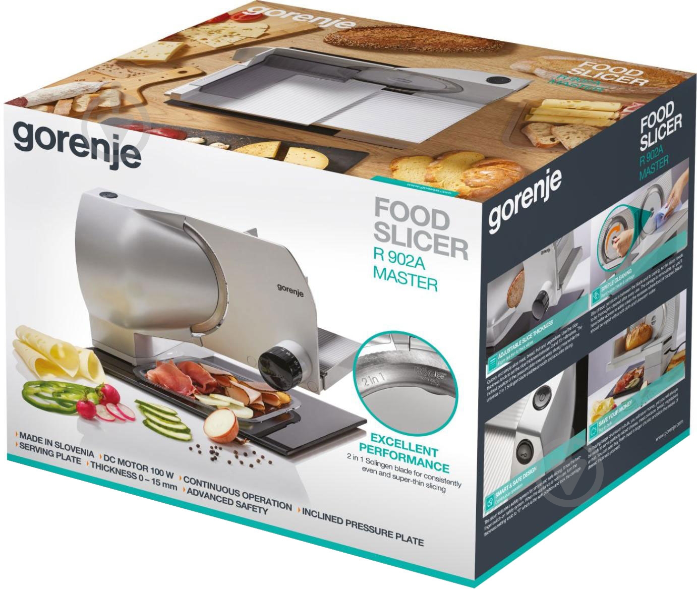 Слайсер Gorenje R902A - фото 6 Слайсер Gorenje R902A - фото 6