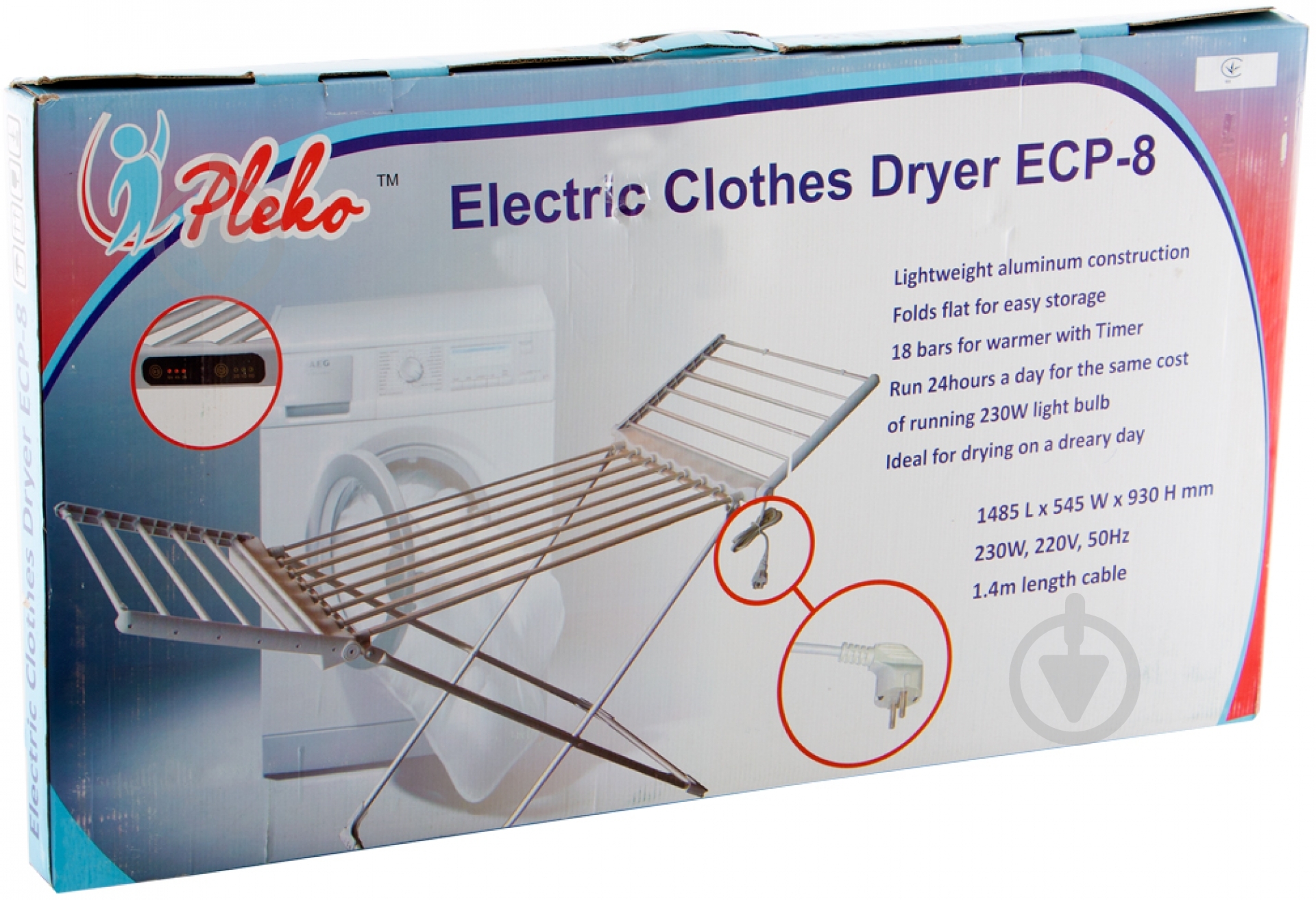 Сушилка для белья PLEKO ECP-8 - фото 5 Сушилка для белья PLEKO ECP-8 - фото 5